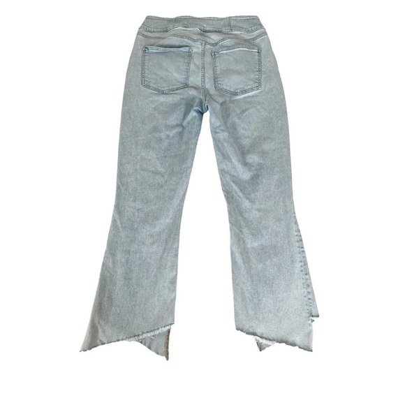 Veronica Beard Katherine Corset-Waist Extra High Rise Skinny Jeans 31/12 Dolphin - Picture 4 of 12